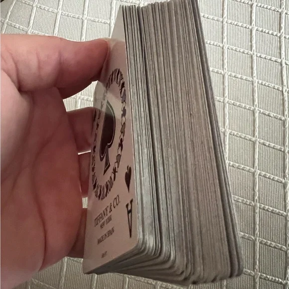 Tiffany & Co. deck playing cards argyle pink Tiffany blue white black - Picture 4 of 11